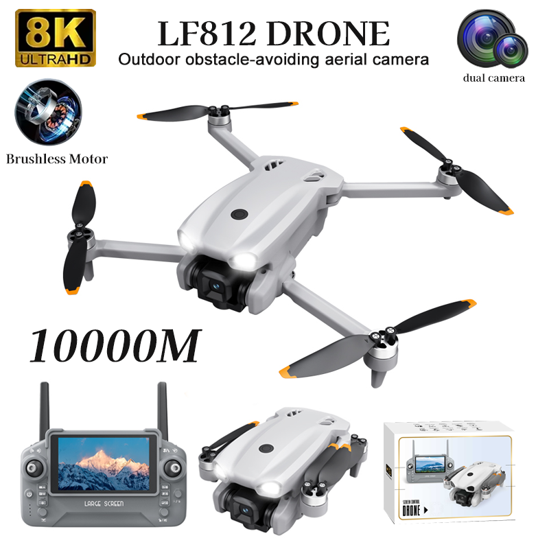 Drone Vs Rc Helicopter - NEW LF812 Drone 4K/8K Professional HD