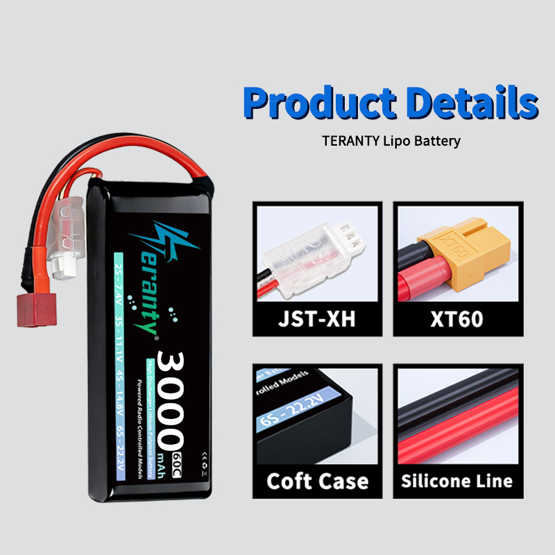 TERANTY 2S 3000mAh Lipo Batter - Drone Rc Leading review and price