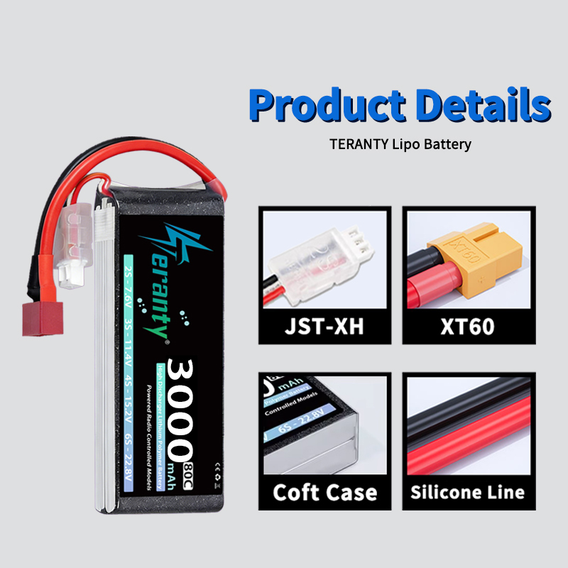 TERANTY 2S 3000mAh Lipo Batter - Drone Rc Leading review and price