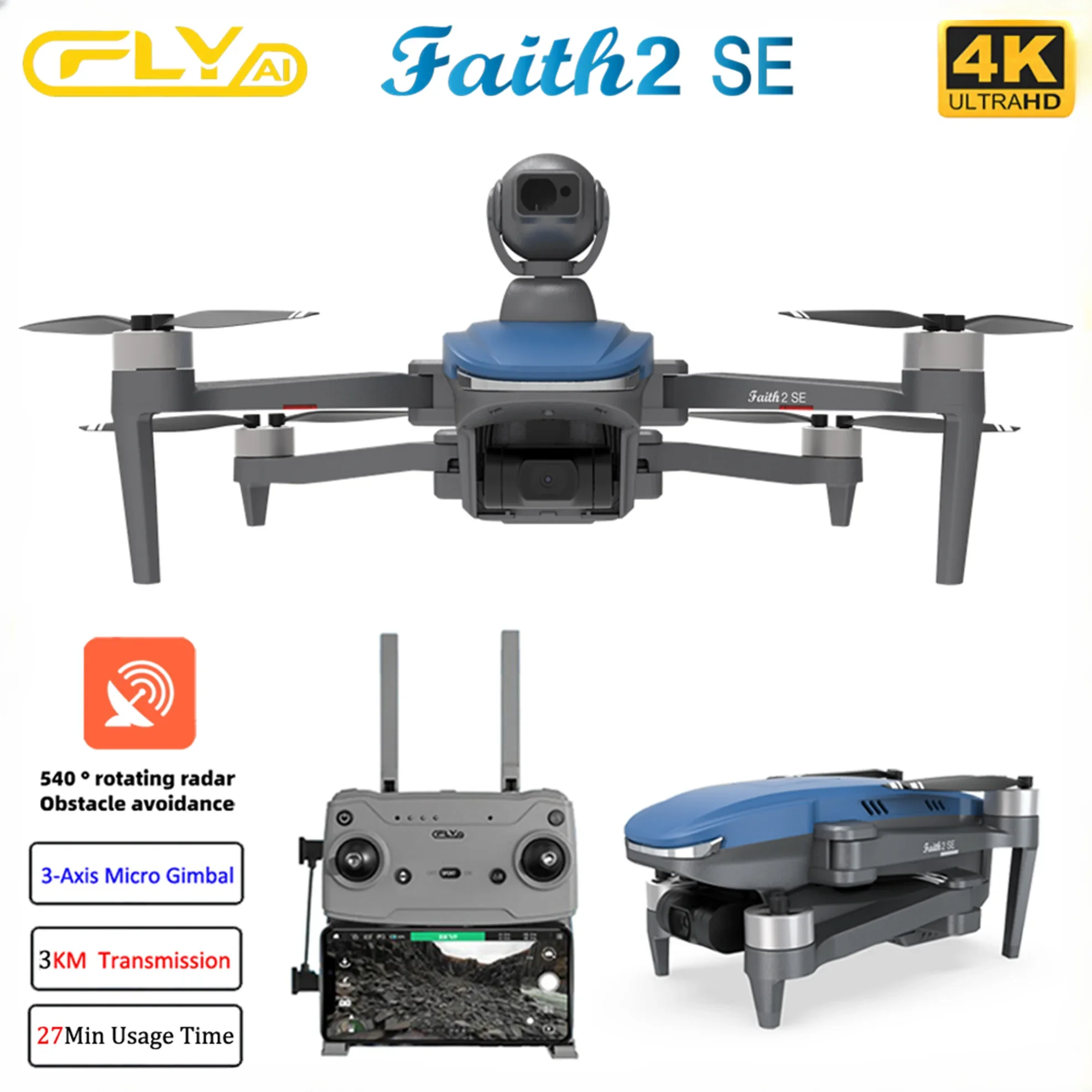 Faith 2 SE With 540° Obstacle  - Drone Vs Rc Helicopter review and price