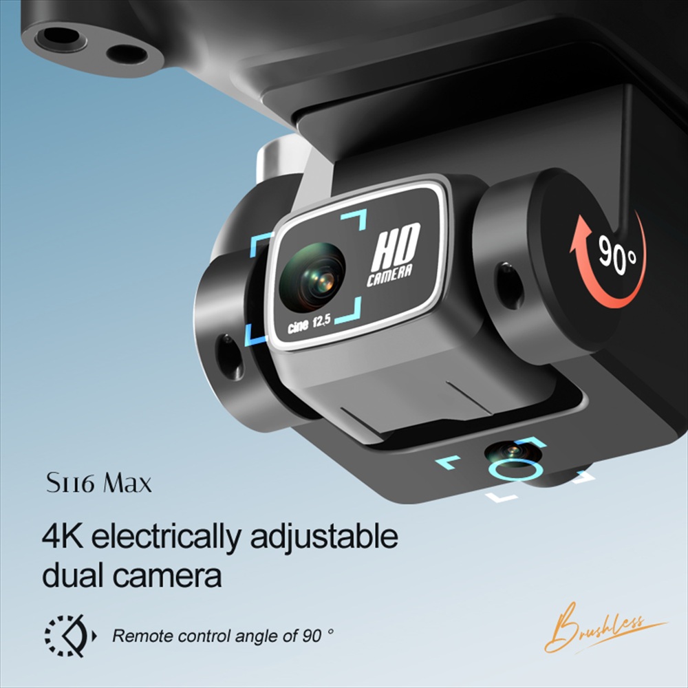 2026 Newest S116 MAX Brushless - Drone Rc S116 review and price