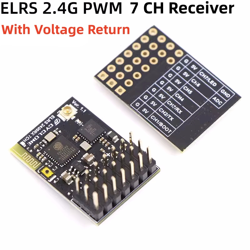 ELRS 2.4G PWM 7CH 6CH CRSF Rec - Drone Rc Leading review and price