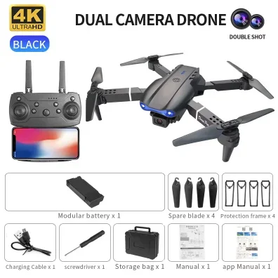 E99 K3 Pro HD 4K Drone with Du - Drone Rc E99 K3 review and price
