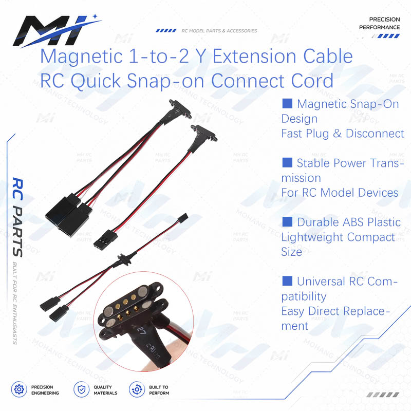 Magnetic 1-to-2 Y Extension Ca - Drone Rc review and price