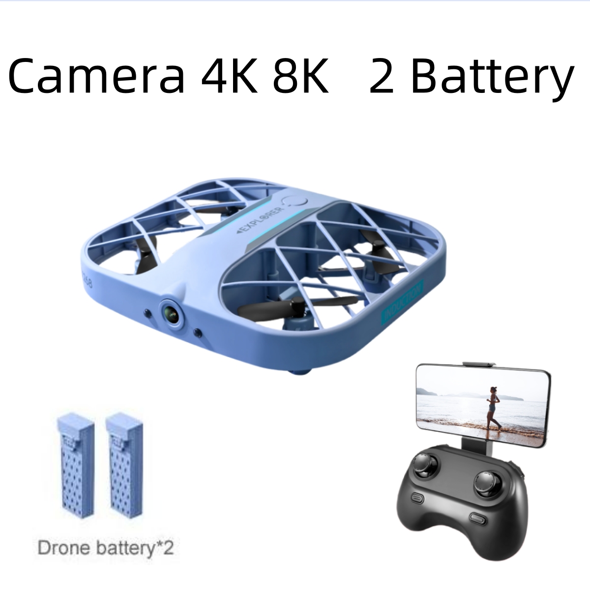 JJRC H107 FPV RC Drone with 2  - Drone Vs Rc Helicopter review and price